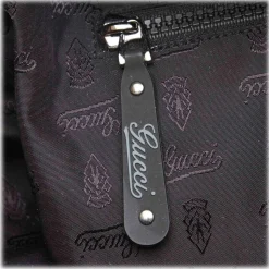 Gucci Vintage - Coated Canvas Travel Bag - Black - Leather Handbag - Luxury High Quality - Avvenice