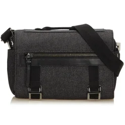 Gucci Vintage - Denim Camera Bag - Black - Leather Handbag - Luxury High Quality - Avvenice