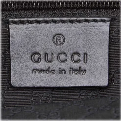 Gucci Vintage - Denim Camera Bag - Black - Leather Handbag - Luxury High Quality - Avvenice