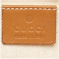 Gucci Vintage - Diamante Canvas Sukey Handbag Bag - Brown - Leather Handbag - Luxury High Quality - Avvenice