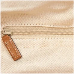 Gucci Vintage - Diamante Canvas Sukey Handbag Bag - Brown - Leather Handbag - Luxury High Quality - Avvenice