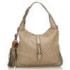 Gucci Vintage - Diamante New Jackie Tassel Satchel Bag - Brown - Leather Handbag - Luxury High Quality - Avvenice