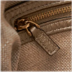 Gucci Vintage - Diamante New Jackie Tassel Satchel Bag - Brown - Leather Handbag - Luxury High Quality - Avvenice