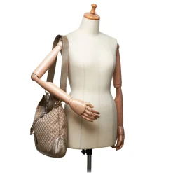 Gucci Vintage - Diamante New Jackie Tassel Satchel Bag - Brown - Leather Handbag - Luxury High Quality - Avvenice