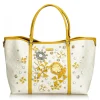 Gucci Vintage - Embellished Guccissima Tote Bag - White Ivory - Leather Handbag - Luxury High Quality - Avvenice