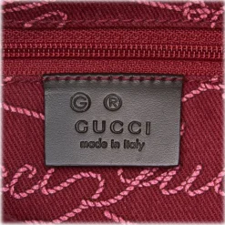 Gucci Vintage - GG Canvas Shoulder Bag - Brown - Leather Handbag - Luxury High Quality - Avvenice