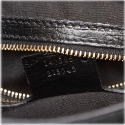 Gucci Vintage - GG Canvas Hasler Crossbody Bag - Black - Leather Handbag - Luxury High Quality - Avvenice