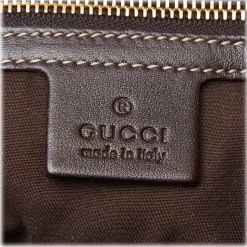 Gucci Vintage - GG Crystal Hysteria Handbag Bag - Brown - Leather Handbag - Luxury High Quality - Avvenice