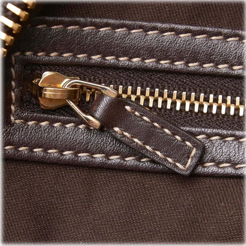 Gucci Vintage - GG Crystal Hysteria Handbag Bag - Brown - Leather Handbag - Luxury High Quality - Avvenice