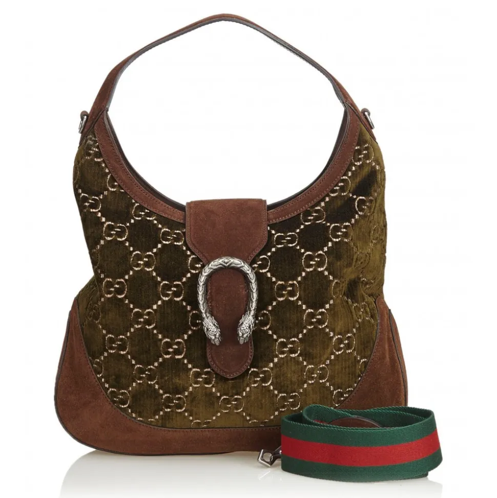 Gucci Vintage - GG Dionysus Velvet Satchel Bag - Green - Leather Handbag - Luxury High Quality - Avvenice