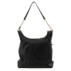 Gucci Vintage - GG Embossed Apollo Leather Shoulder Bag - Black - Leather Handbag - Luxury High Quality - Avvenice