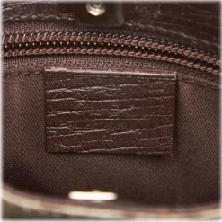 Gucci Vintage - GG Handbag Bag - Brown - Leather Handbag - Luxury High Quality - Avvenice