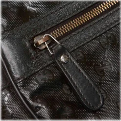 Gucci Vintage - GG Imprime Messenger Bag - Black - Leather Handbag - Luxury High Quality - Avvenice