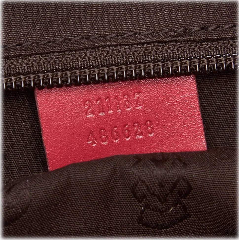 Gucci Vintage - GG Imprime Tote Bag - Pink - Leather Handbag - Luxury High Quality - Avvenice