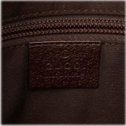 Gucci Vintage - GG Jacquard Crossbody Bag - Brown - Leather Handbag - Luxury High Quality - Avvenice