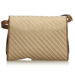 Gucci Vintage - GG Jacquard Crossbody Bag - Brown - Leather Handbag - Luxury High Quality - Avvenice
