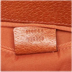 Gucci Vintage - GG Jacquard Tote Bag - Brown - Leather Handbag - Luxury High Quality - Avvenice