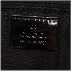 Gucci Vintage - GG Jacquard Abbey Shoulder Bag - Black - Leather Handbag - Luxury High Quality - Avvenice