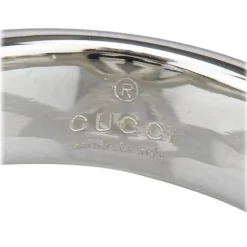 Gucci Vintage - GG Logo Band - Silver - Gucci Ring - Luxury High Quality - Avvenice