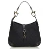 Gucci Vintage - GG New Jackie Jacquard Hobo Bag - Black - Leather Handbag - Luxury High Quality - Avvenice