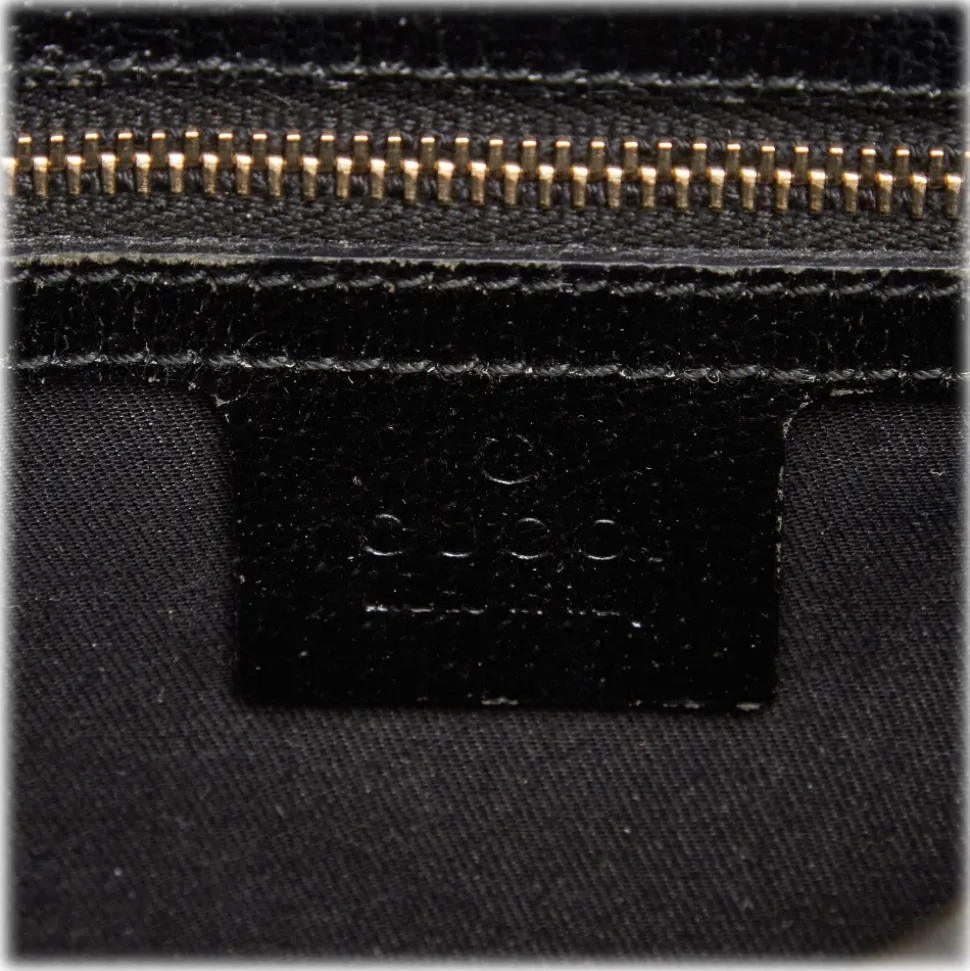 Gucci Vintage - GG New Jackie Jacquard Hobo Bag - Black - Leather Handbag - Luxury High Quality - Avvenice