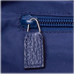 Gucci Vintage - GG Nylon Travel Bag - Blue - Leather Handbag - Luxury High Quality - Avvenice