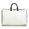 Gucci Vintage - GG Supreme Travel Bag - White - Leather Handbag - Luxury High Quality - Avvenice