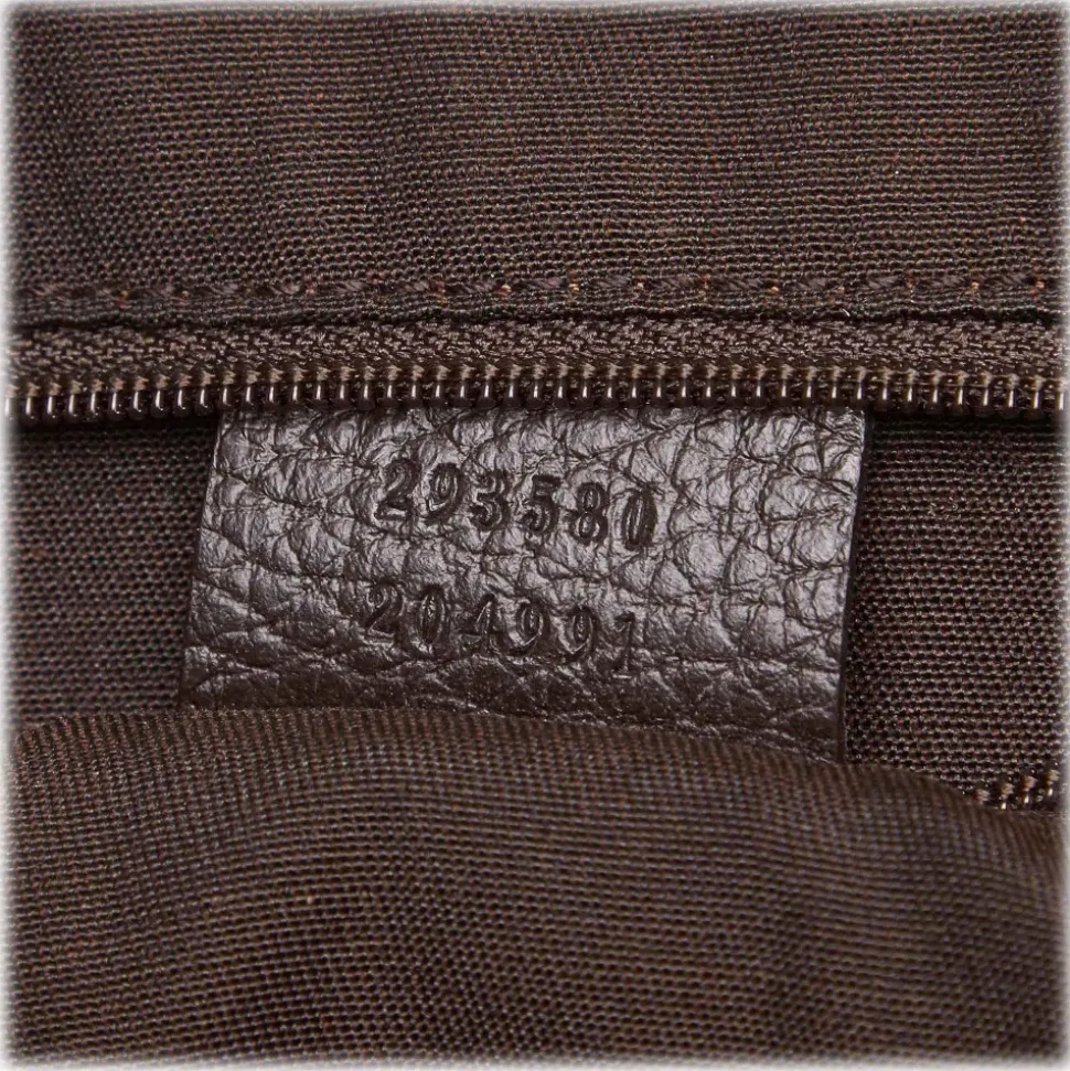 Gucci Vintage - GG Supreme Coated Canvas Abbey-D Ring Tote Bag - Brown - Leather Handbag - Luxury High Quality - Avvenice