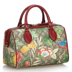 Gucci Vintage - GG Supreme Tian Handbag - Brown - Leather Handbag - Luxury High Quality - Avvenice