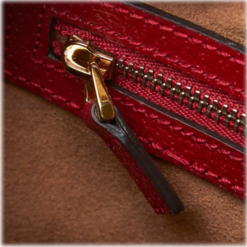 Gucci Vintage - GG Supreme Tian Handbag - Brown - Leather Handbag - Luxury High Quality - Avvenice