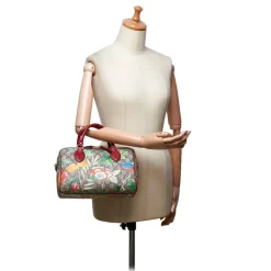 Gucci Vintage - GG Supreme Tian Handbag - Brown - Leather Handbag - Luxury High Quality - Avvenice