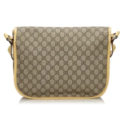 Gucci Vintage - GG Supreme Crossbody Bag - Brown - Leather Handbag - Luxury High Quality - Avvenice