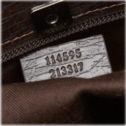 Gucci Vintage - GG Tote Bag - Brown - Leather Handbag - Luxury High Quality - Avvenice