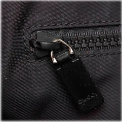 Gucci Vintage - GG Weekender Bag - Black - Leather Handbag - Luxury High Quality - Avvenice