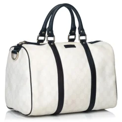 Gucci Vintage - Guccissima Joy Boston Bag - White - Leather Handbag - Luxury High Quality - Avvenice