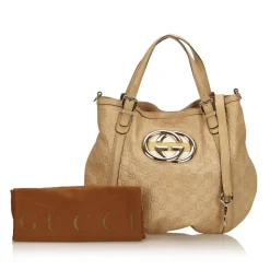 Gucci Vintage - Guccissima Britt Hobo Bag - Brown - Leather Handbag - Luxury High Quality - Avvenice