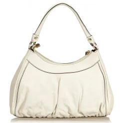 Gucci Vintage - Guccissima Leather D-Ring Shoulder Bag - White - Leather Handbag - Luxury High Quality - Avvenice