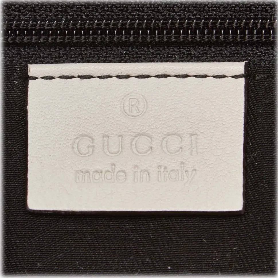 Gucci Vintage - Guccissima Leather D-Ring Shoulder Bag - White - Leather Handbag - Luxury High Quality - Avvenice