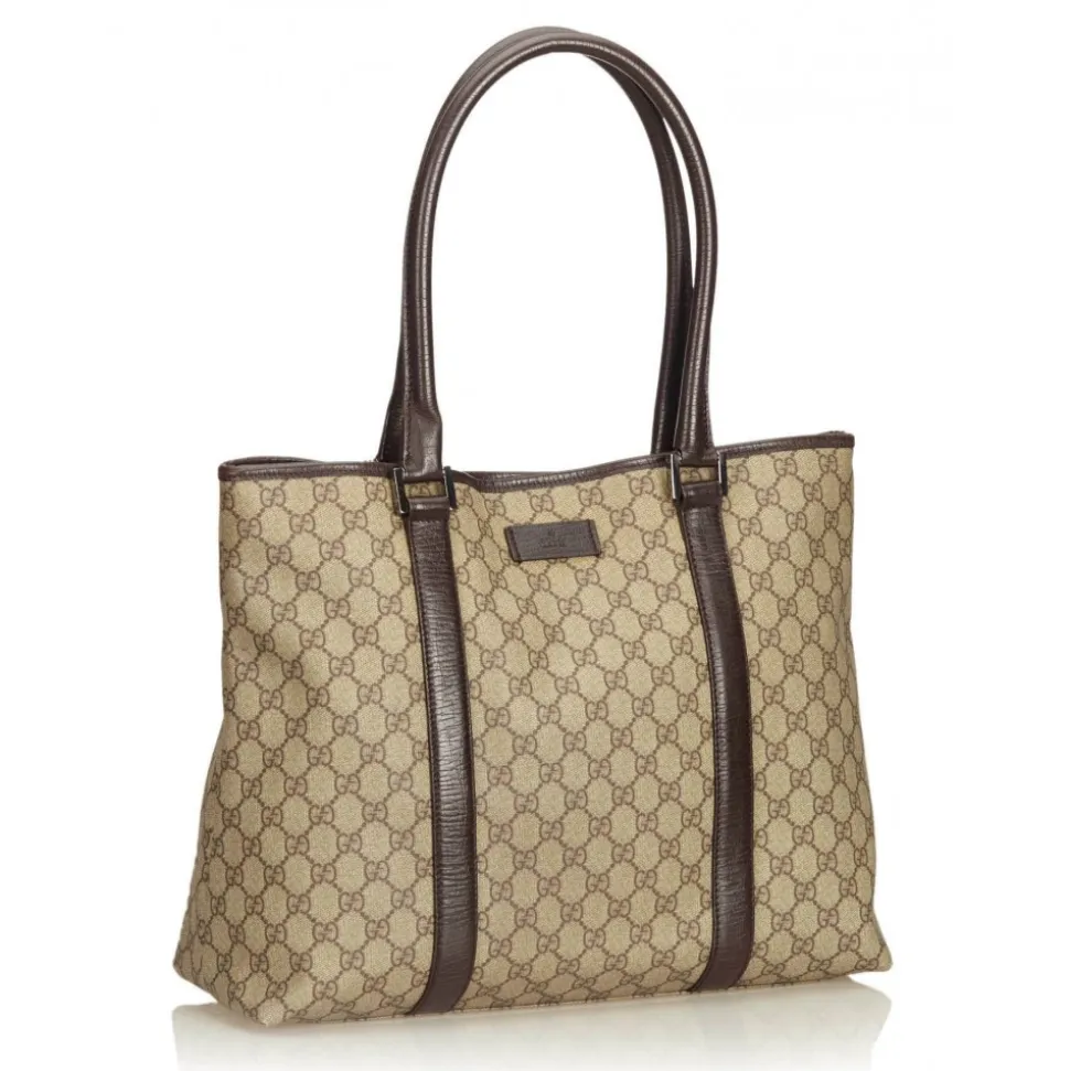 Gucci Vintage - Guccissima Tote Bag - Brown - Leather Handbag - Luxury High Quality - Avvenice