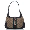 Gucci Vintage - Guccissima Web Canvas Jackie Shoulder Bag - Brown - Leather Handbag - Luxury High Quality - Avvenice