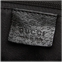 Gucci Vintage - Guccissima Jacquard Tote Bag - Black - Leather Handbag - Luxury High Quality - Avvenice