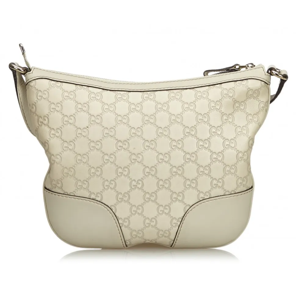 Gucci Vintage - Guccissima Lovely Crossbody Bag - White - Leather Handbag - Luxury High Quality - Avvenice