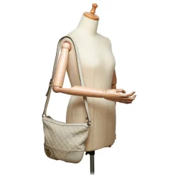 Gucci Vintage - Guccissima Lovely Crossbody Bag - White - Leather Handbag - Luxury High Quality - Avvenice