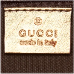 Gucci Vintage - Guccissima Jacquard Travel Bag - Brown - Leather Handbag - Luxury High Quality - Avvenice