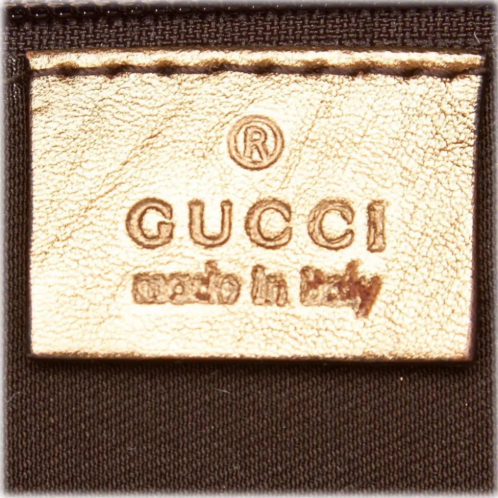 Gucci Vintage - Guccissima Jacquard Travel Bag - Brown - Leather Handbag - Luxury High Quality - Avvenice