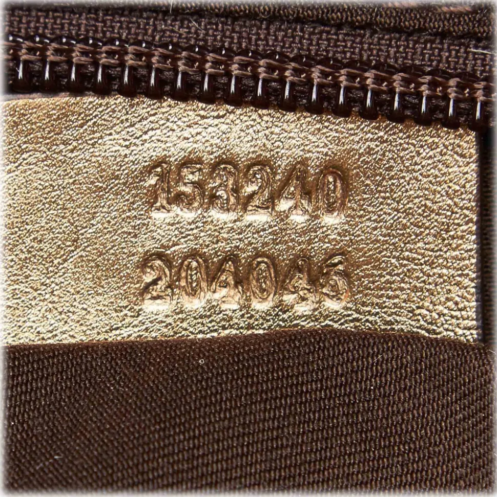 Gucci Vintage - Guccissima Jacquard Travel Bag - Brown - Leather Handbag - Luxury High Quality - Avvenice