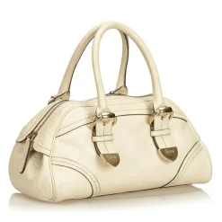 Gucci Vintage - Guccissima Leather Shoulder Bag - White - Leather Handbag - Luxury High Quality - Avvenice