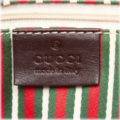 Gucci Vintage - Guccissima Canvas Britt Tote Bag - Brown - Leather Handbag - Luxury High Quality - Avvenice