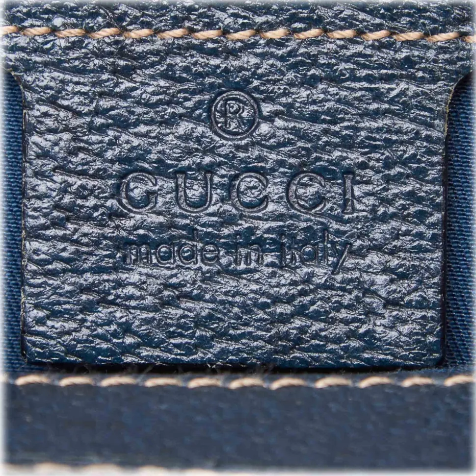 Gucci Vintage - Horsebit Jacquard Shoulder Bag - Brown - Leather Handbag - Luxury High Quality - Avvenice