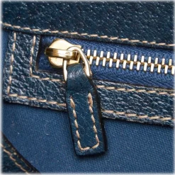 Gucci Vintage - Horsebit Jacquard Shoulder Bag - Brown - Leather Handbag - Luxury High Quality - Avvenice